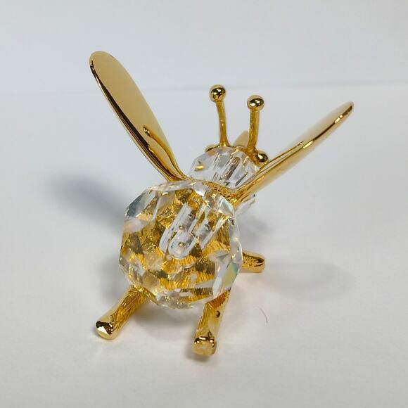 Swarovski 32% Full Lead Crystal Strass Collection Bumblebee Figurine w/Orig Box - Picture 8 of 9